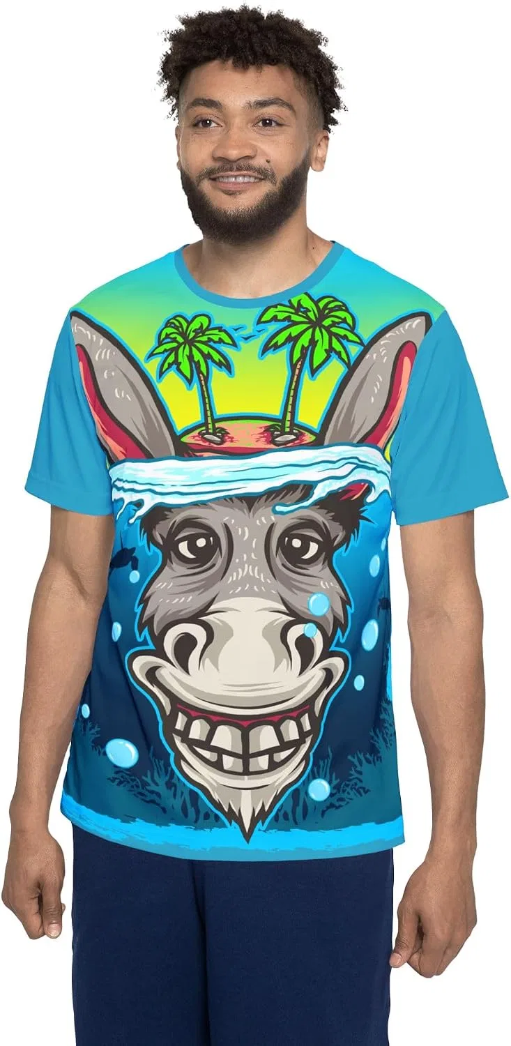 Футболка с принтом Tropical Donkey, Multicolor — фото 4