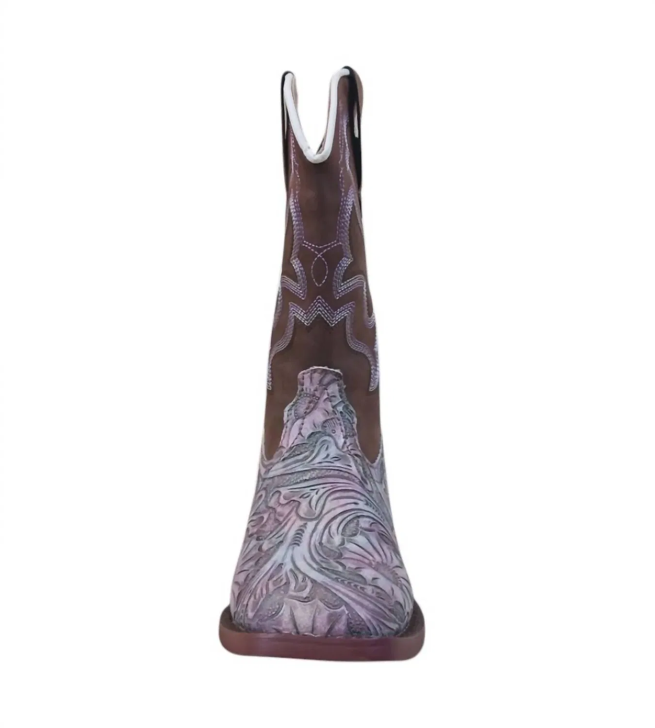 Детские сапоги для девочек с цветочным принтом Raya Floral Roper, Lilac — фото 3