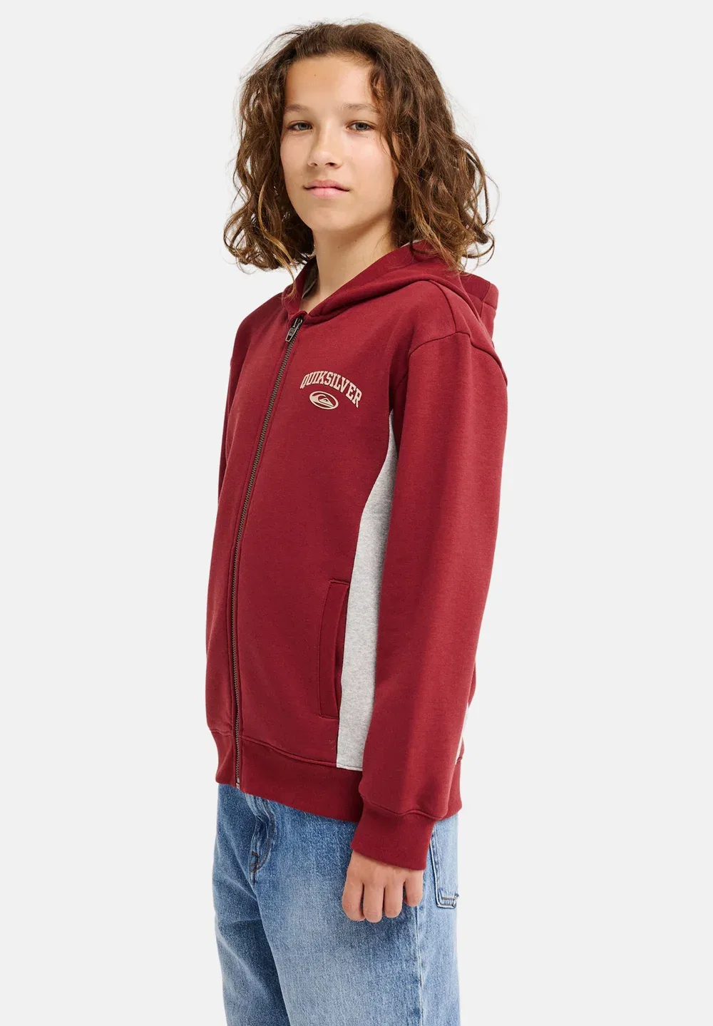 Одежда Jungen 8-16 | Верхний слой - толстовка на молнии Quiksilver, Rre — фото 4