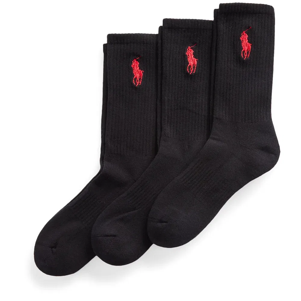 Мужские носки с логотипом Polo ralph lauren, Black