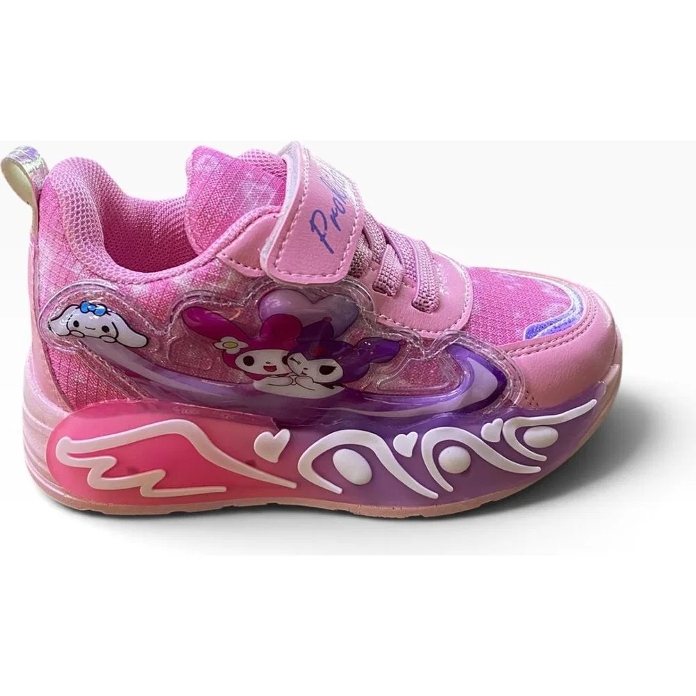 Детские кроссовки с подсветкой на липучке Sportswear Prokids