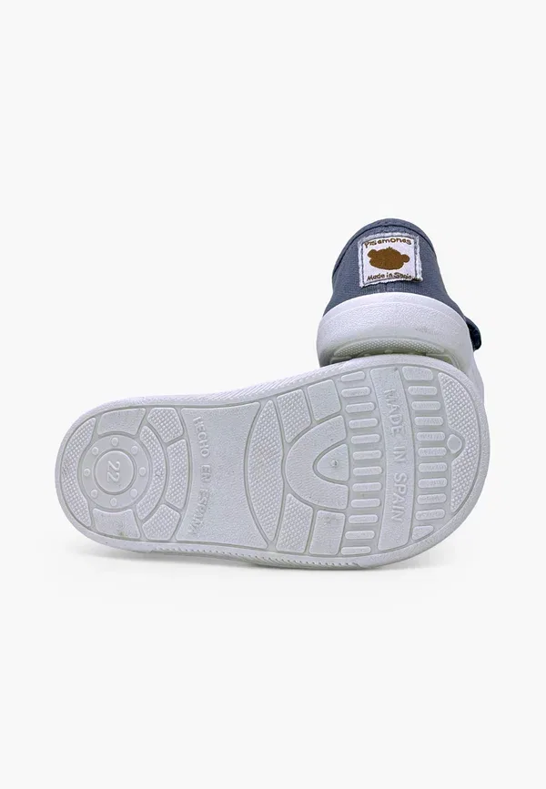 Кроссовки хлопковые Pepitos barefoot lona lavada ninos - touch-strap shoes Pisamonas, Azul, синий — фото 4