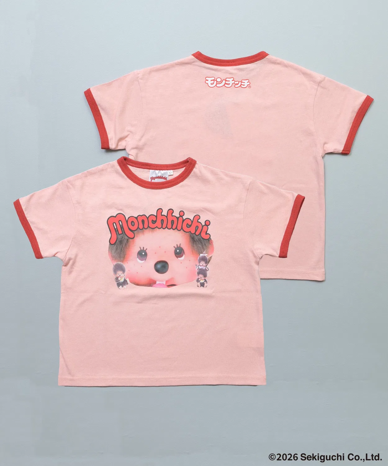 Детская футболка с принтом Monchhichi MARKEY'S, Pink
