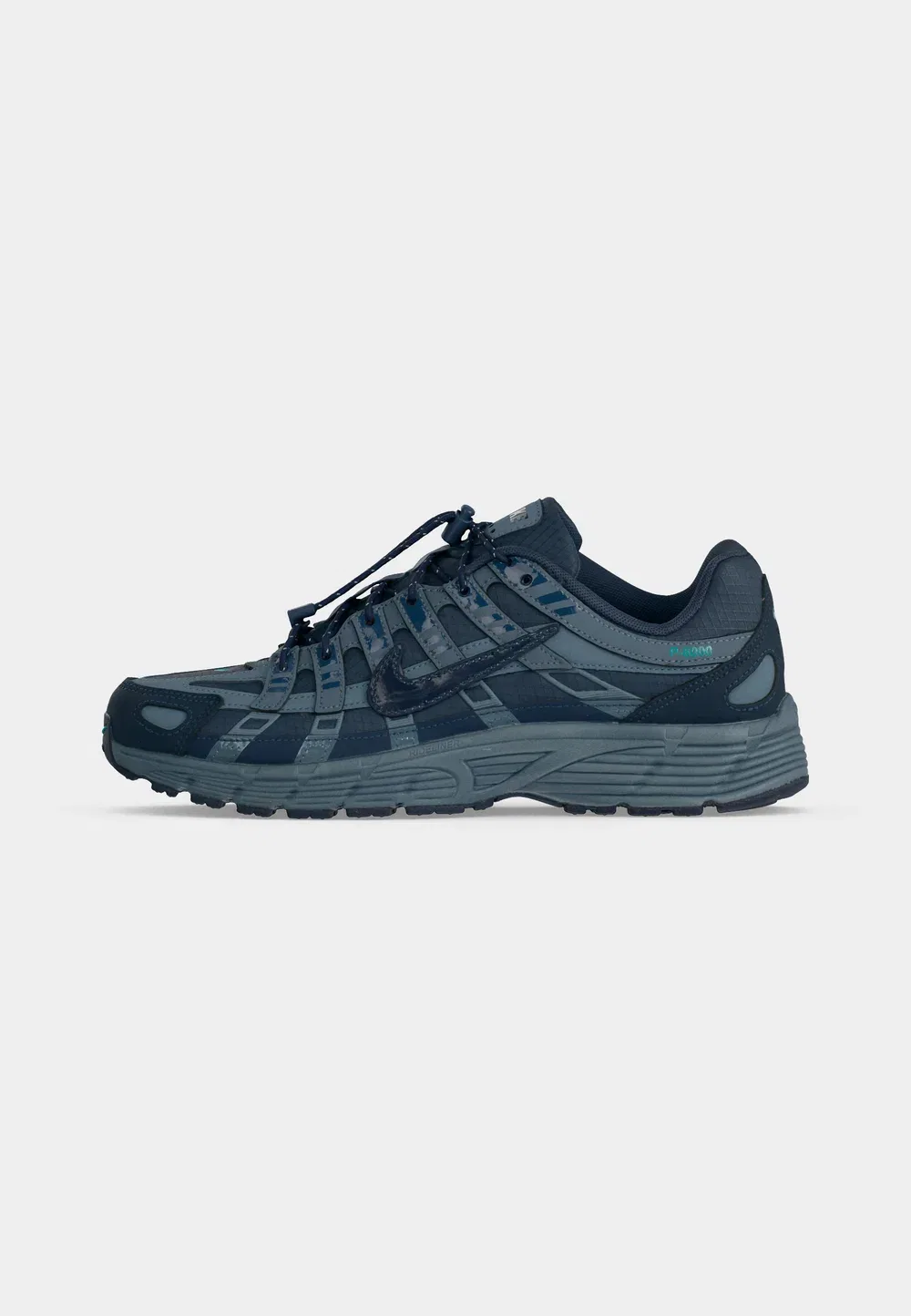 Кроссовки P-6000 rps bg унисекс Nike Sportswear, Thunder Blue/Blue Eclipse/Blue Graphite/Clear Jade/Diffused Blue — фото 2