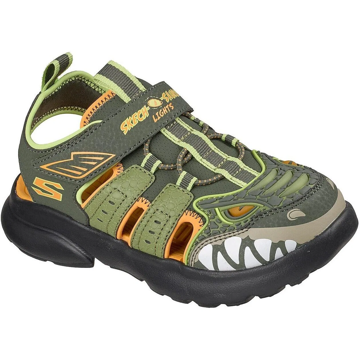 Детские сандалии с принтом Razor Splash-raptor Quest Skechers, Grun