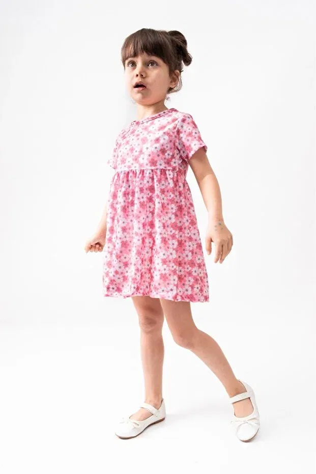 Детское платье для девочек с принтом Summer Short Sleeve Girl's Printed Dress Ruhaay, Multicolor6