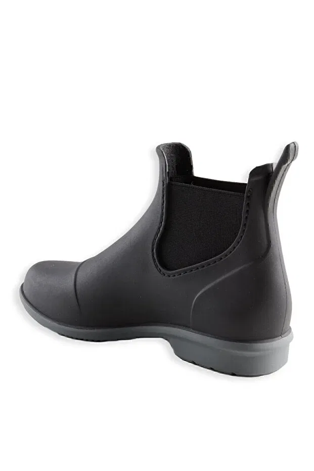 Детские ботинки для девочек пластиковые Black Decathlon, Black — фото 3
