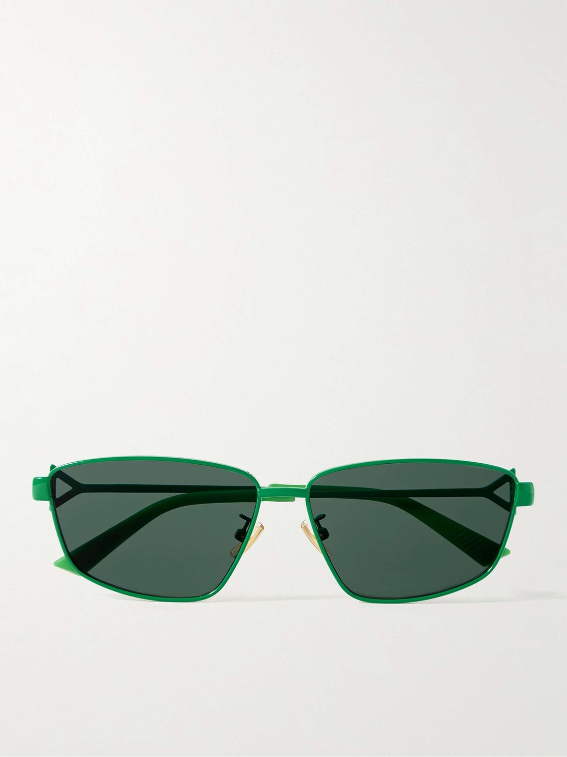 

Солнцезащитные очки в металлической оправе с D-образной оправой BOTTEGA VENETA EYEWEAR, зеленый
