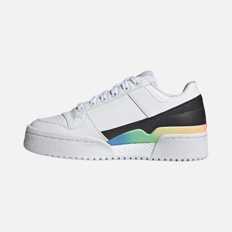 Кроссовки спортивные с радужным принтом Sportswear Forum Bold 'Rainbow' (GS) adidas, Белый — фото 4