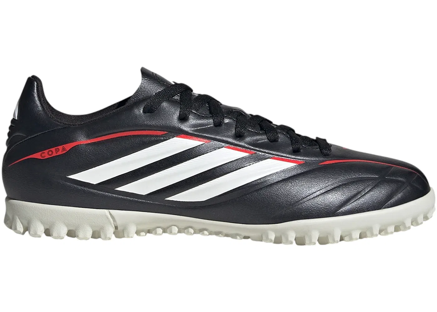 Детские бутсы с длинным рукавом Adidas Copa Pure 4 Club TF, Core Black Cloud White Lucid Red