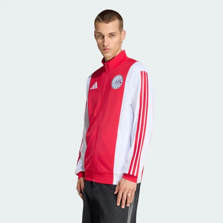 Тренировочная куртка ADIDAS PERFORMANCE 'Ajax DNA' белого цвета — фото 2