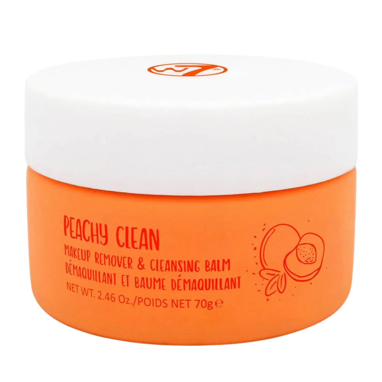

W7 Peachy Clean мыло для снятия макияжа, 70 г