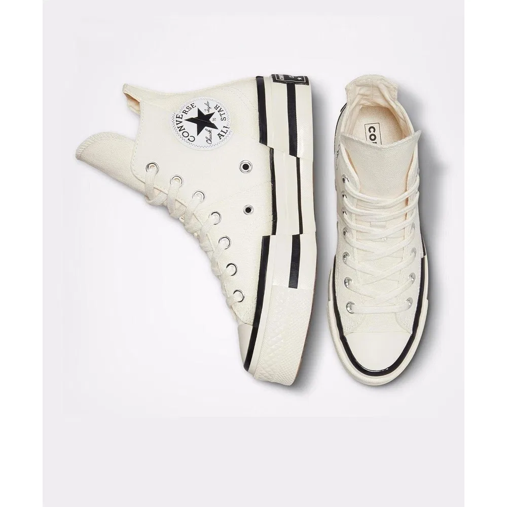 Детские кроссовки на платформе водоотталкивающие Chuck Taylor All Star Lugged 2.0 Platform Converse — фото 4