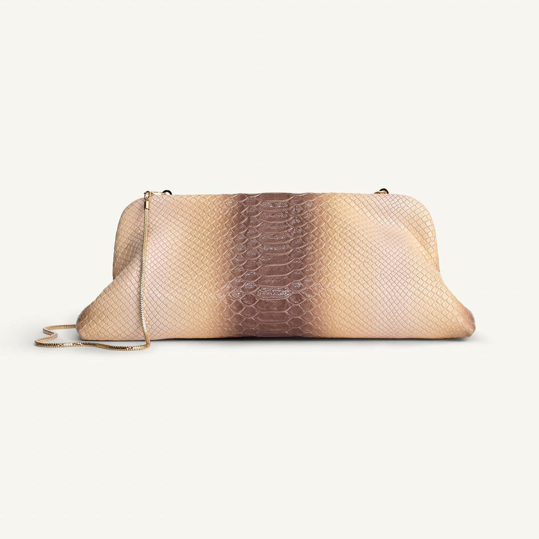 

Клатч Zara Limited Edition Embossed Leather, желтый