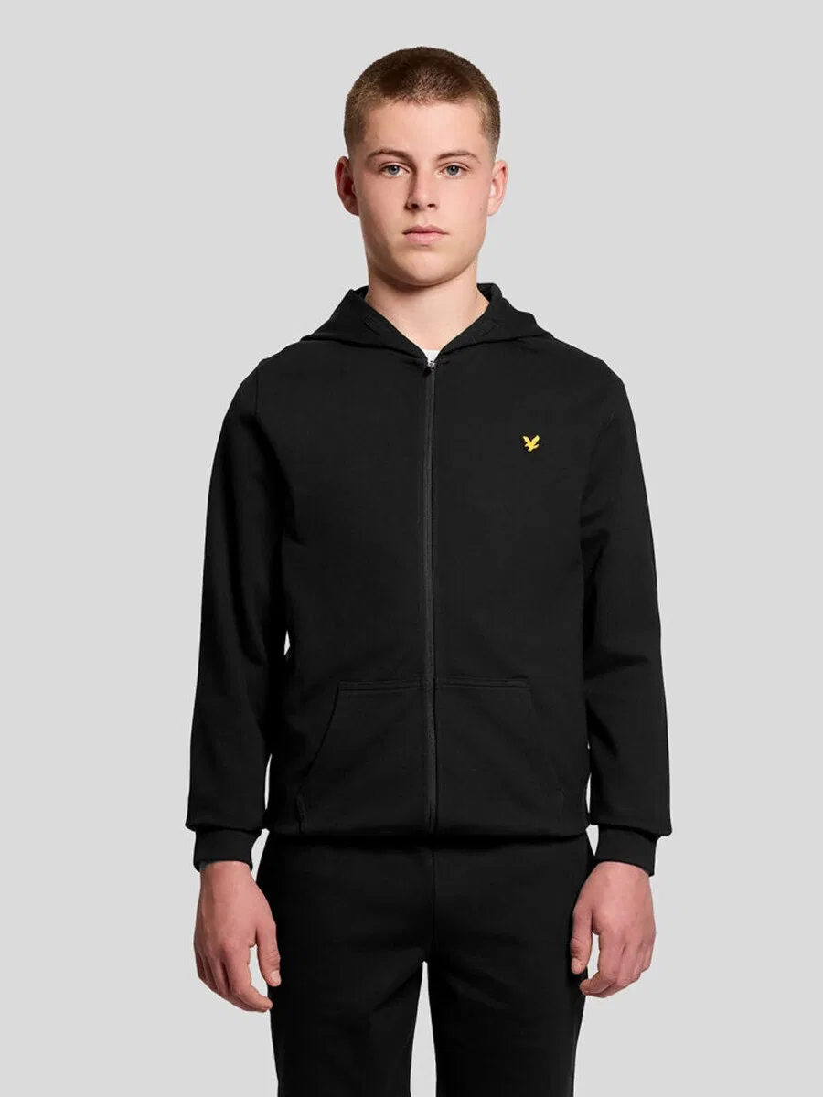 Худи на молнии Lyle & Scott, черный — фото 2