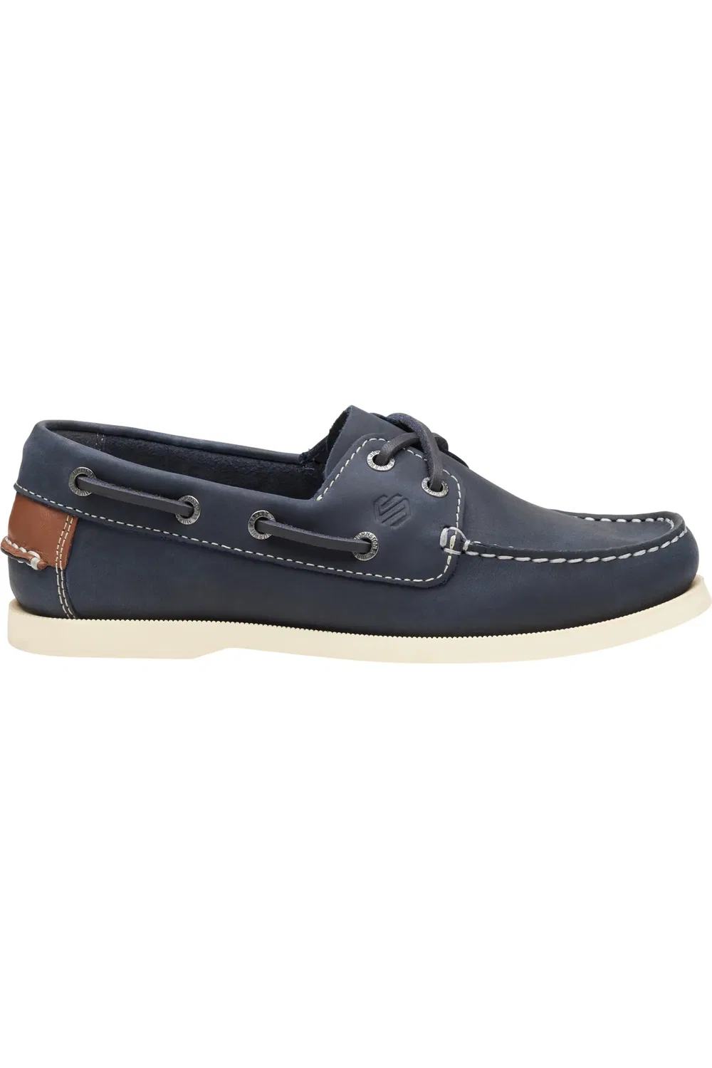 Детские туфли мокасины на шнуровке Zeke Johnston & Murphy, Navy Oiled Nubuck — фото 2