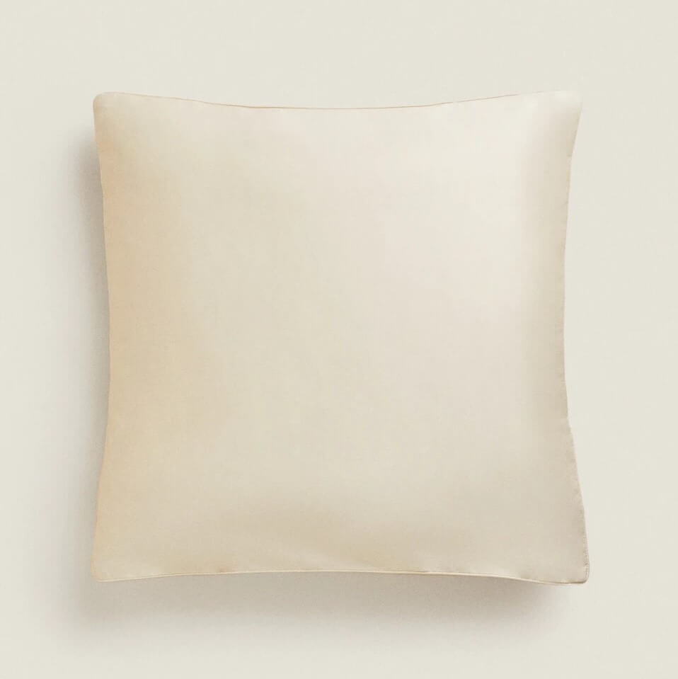 Наволочка Zara Home (500 Thread Count) Sateen, бежевый — фото 3
