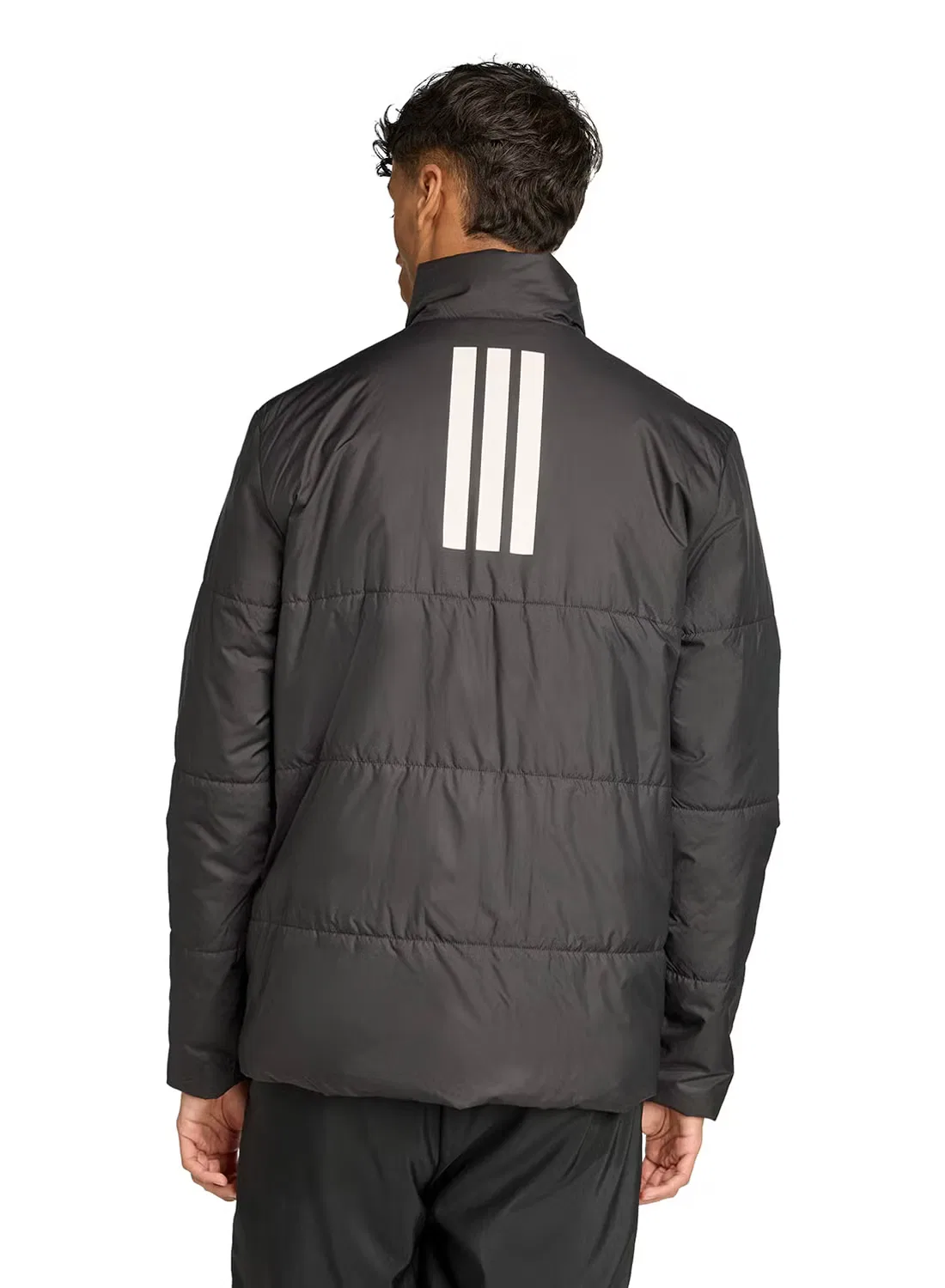 Куртка утепленная с длинным рукавом Bsc 3-stripe climawarm Adidas, черный — фото 2