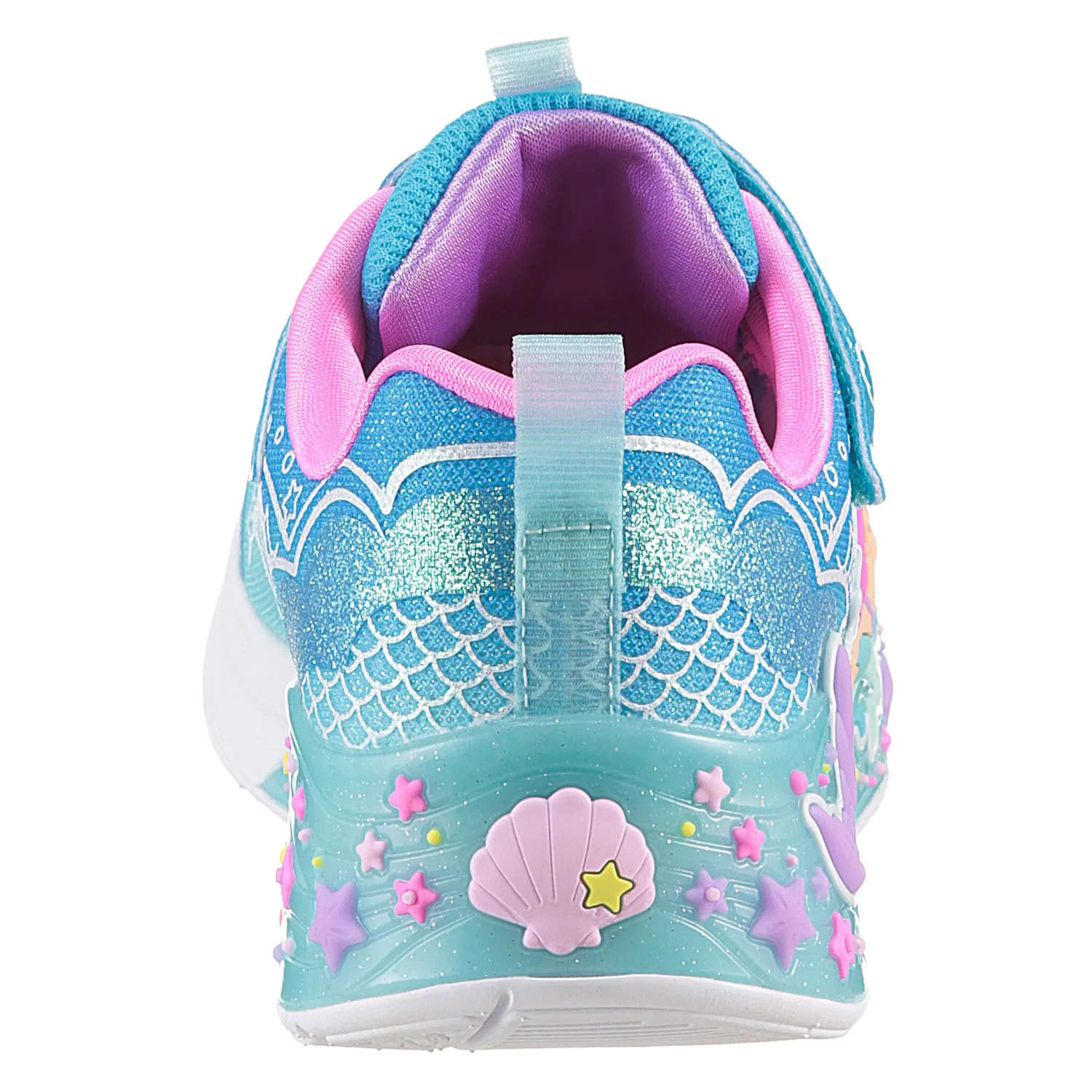 Детские кроссовки с мерцающим эффектом Skechers, Turquoise-Multi — фото 3