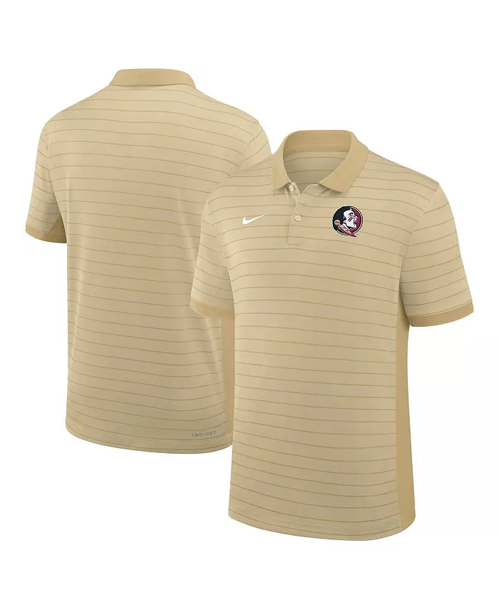 

Мужская золотая полоска победы Florida State Seminoles 2025 Early Season Coaches Sideline Performance Polo Nike