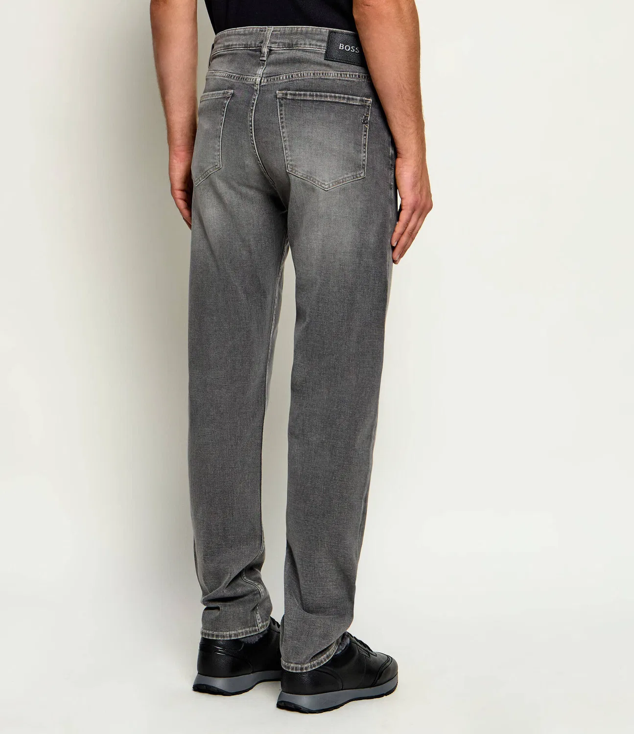 Джинсы Regular Fit H-Ogden Boss, Grigio — фото 4