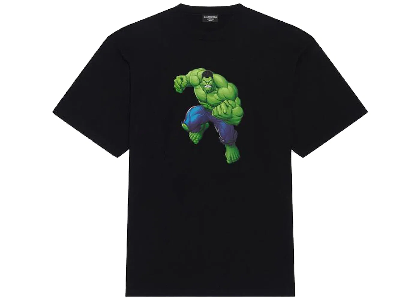 Унисекс футболка с принтом Hulk 2021 MARVEL Balenciaga, Black