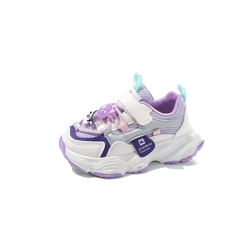 

Износостойкие, нескользящие, низкие детские кроссовки для повседневной носки FIRS Kids, фуксия