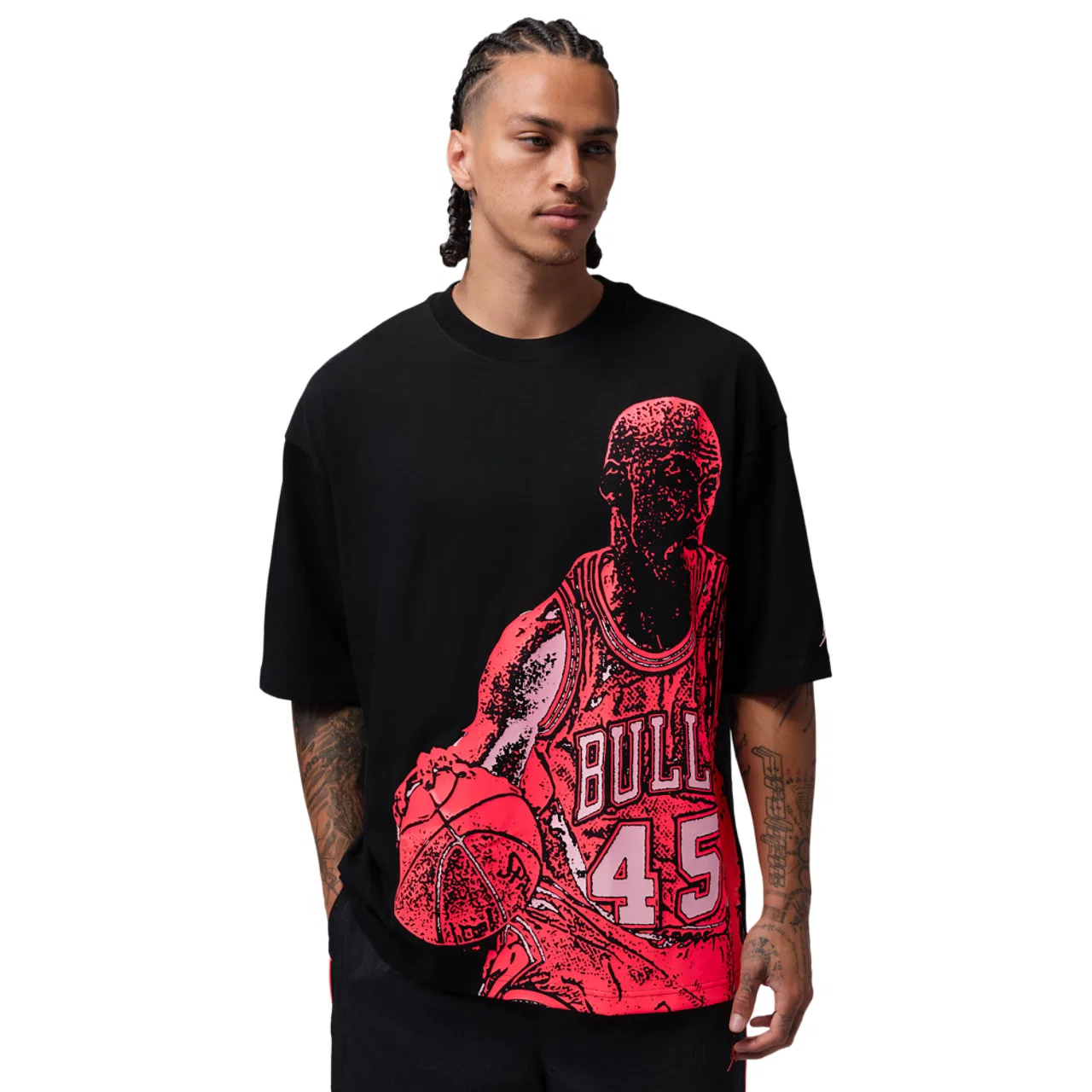 Мужская футболка с принтом Jordan Sport Dri-FIT, Jordan, Black/Pink