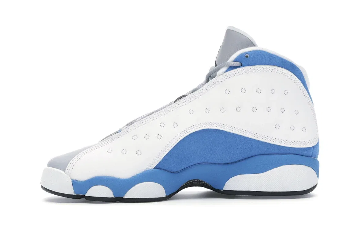 Детские кроссовки Lifestyle Jordan 13 Retro Jordan, White/Italy Blue-Wolf Grey-Black — фото 3