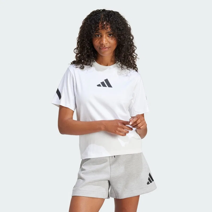 Футболка с принтом Sportswear JE7857 adidas Z.N.E., Белый