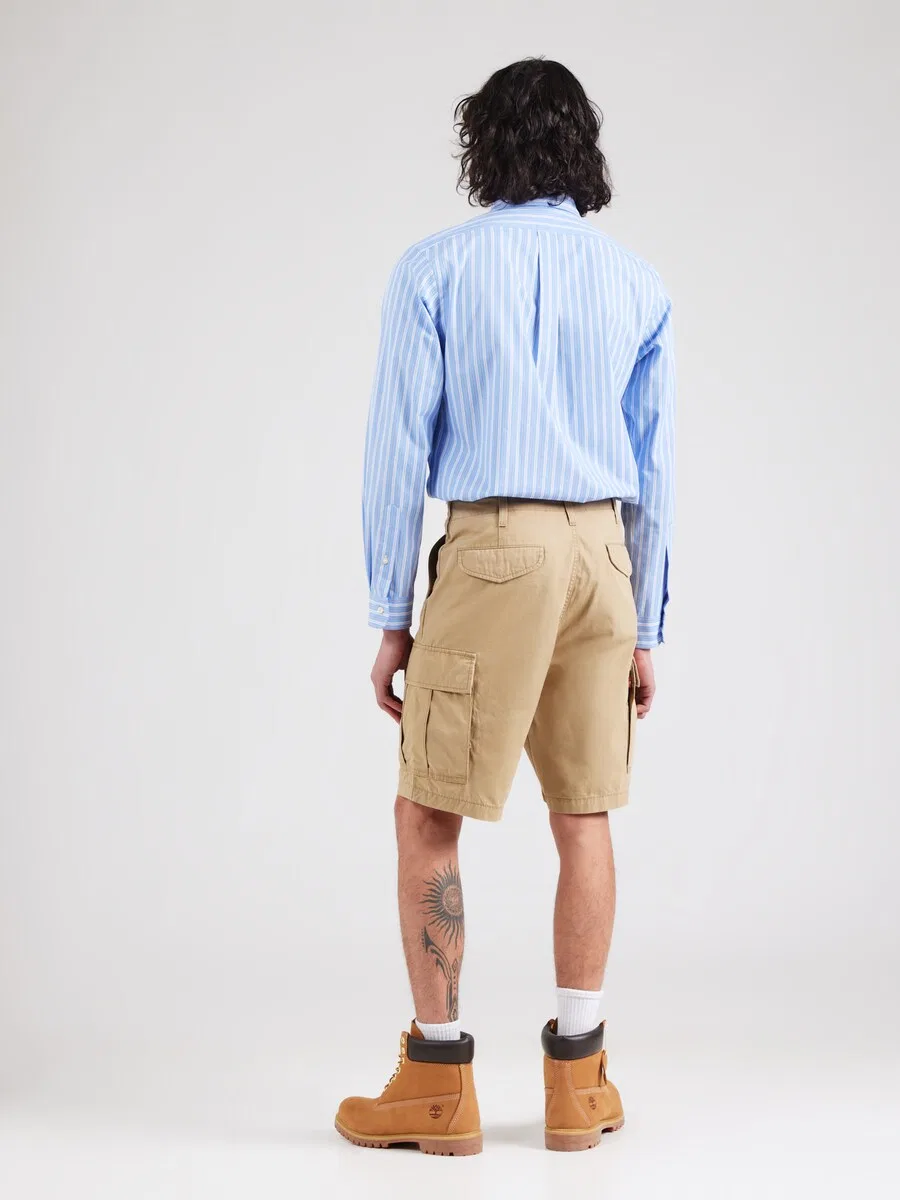 Шорты-карго свободного кроя LEVI'S бежевого цвета — фото 4