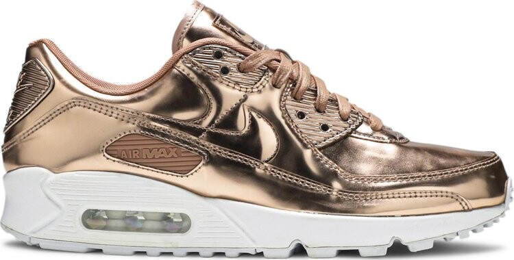 Кроссовки Nike Wmns Air Max 90 'Metallic Pack - Rose Gold', розовый