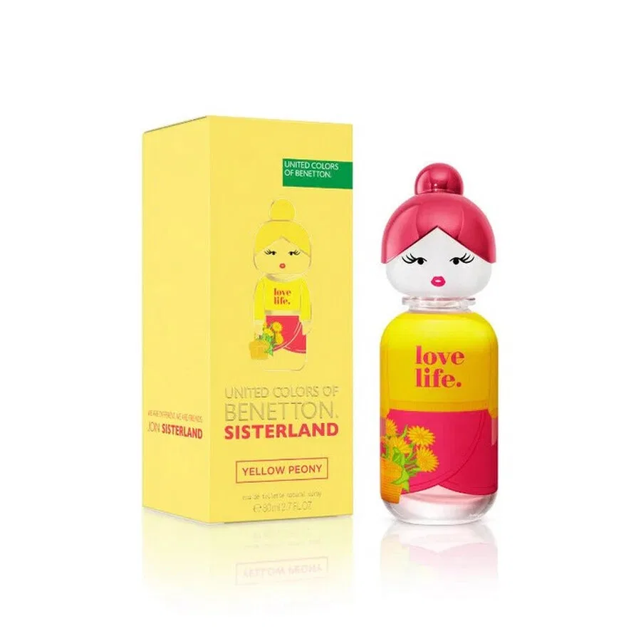 Женская туалетная вода Sisterland Yellow Peony Benetton, 80 мл