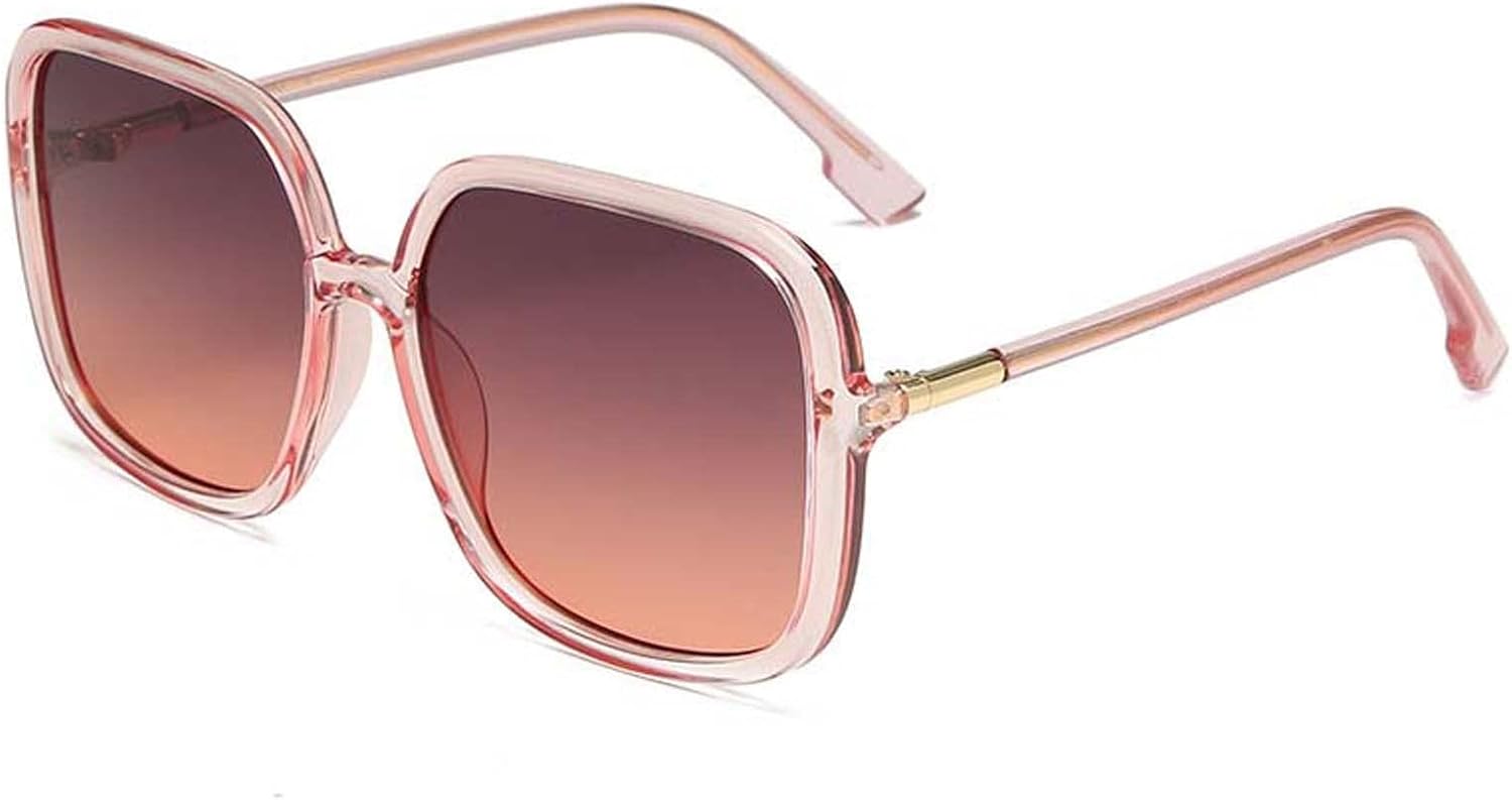 

Солнцезащитные очки в крупной оправе для мужчин и женщин, идеально подходящие для отдыха на природе и прямых трансляций в интернете (цвет: C, размер: средний) generic, G