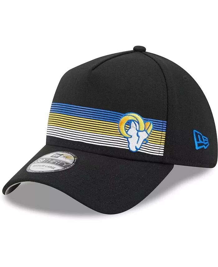 

Мужская черная кепка Los Angeles Rams Flawless Stripe 39THIRTY Flex Hat New Era, черный