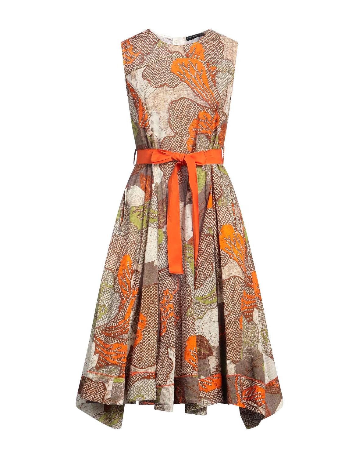 

Платье миди High, оранжевый