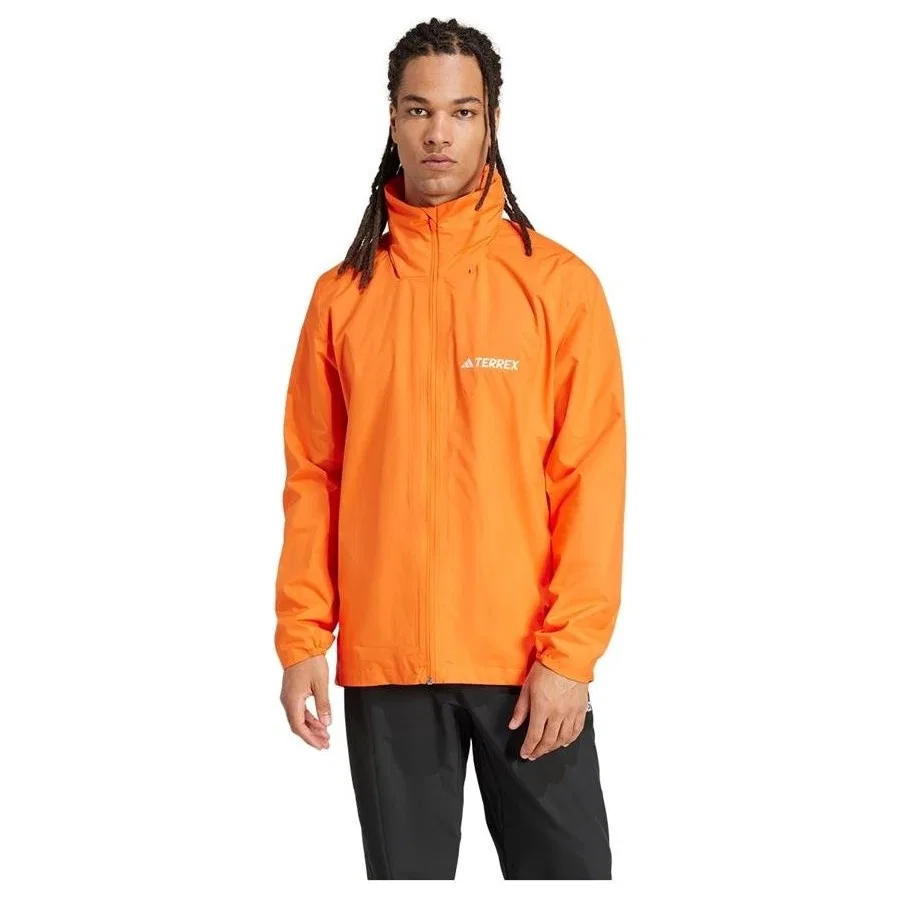 Мужская куртка с капюшоном adidas MT Ess 2L R Jkt JM8696, Оранжевый — фото 3