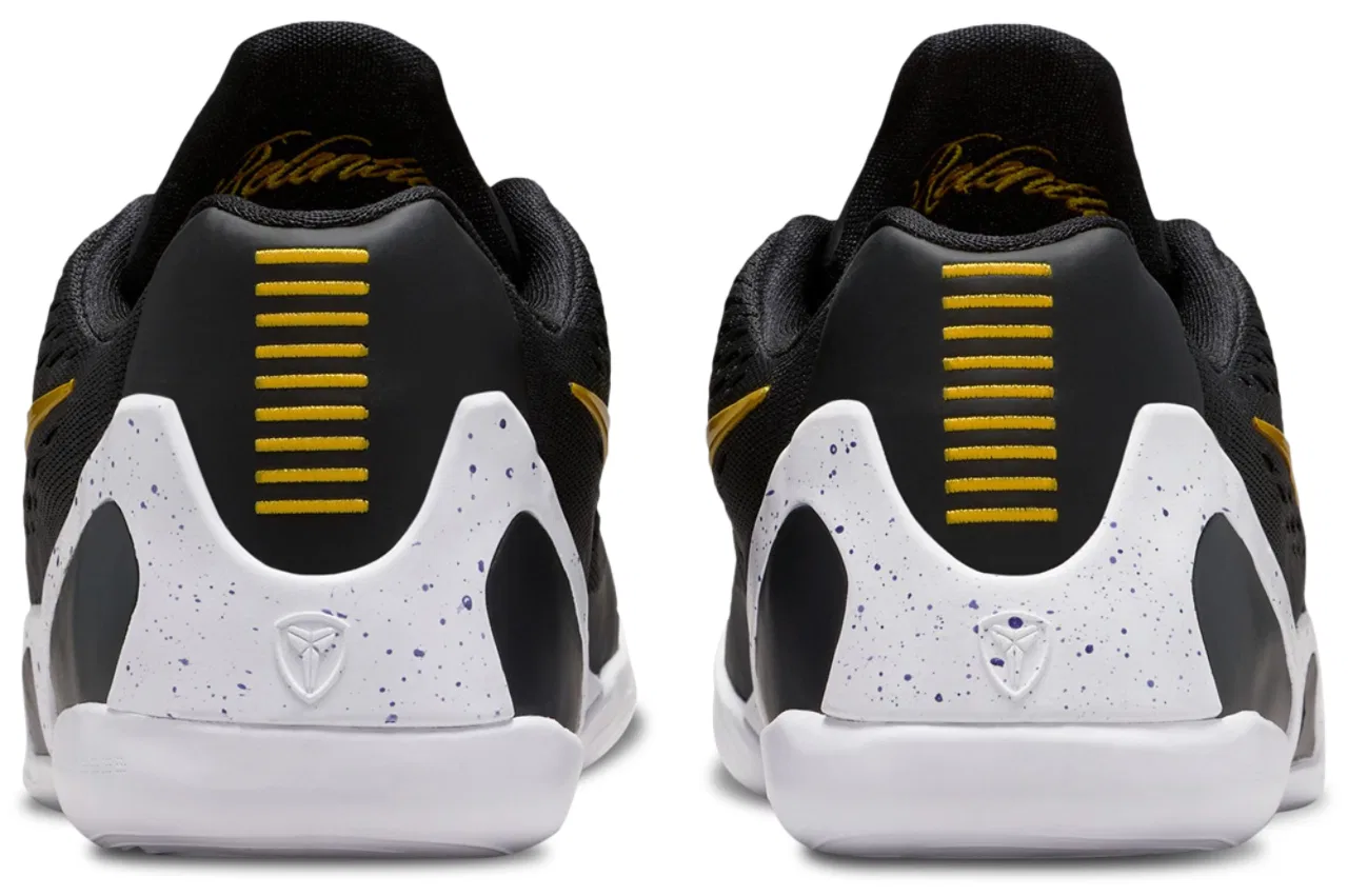 Кроссовки для мальчиков Kobe IX EM Nike, цвет University Gold/Black — фото 3