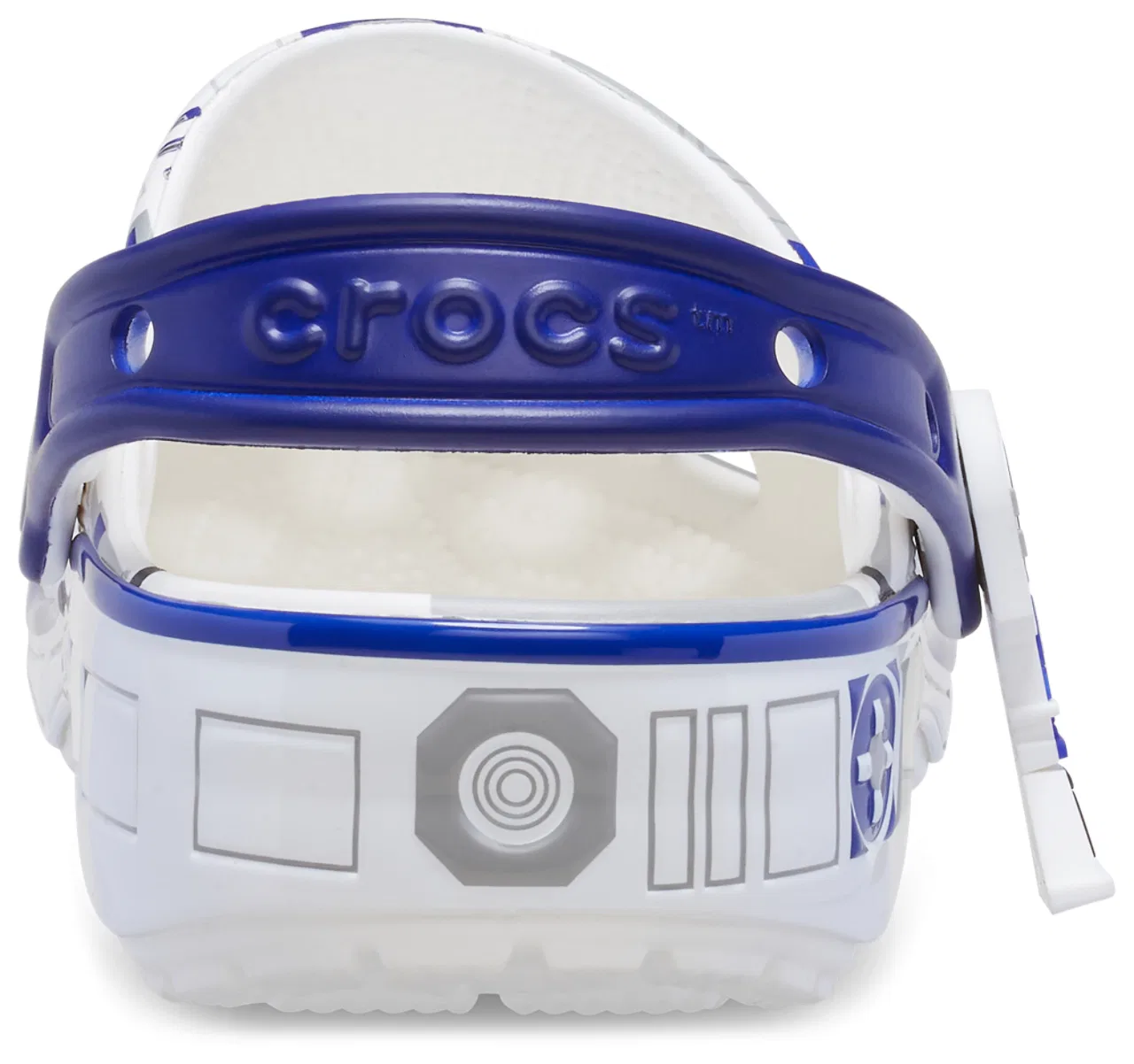 Сабо для мальчиков Star Wars R2D2 Classic Crocs, серый/синий — фото 3