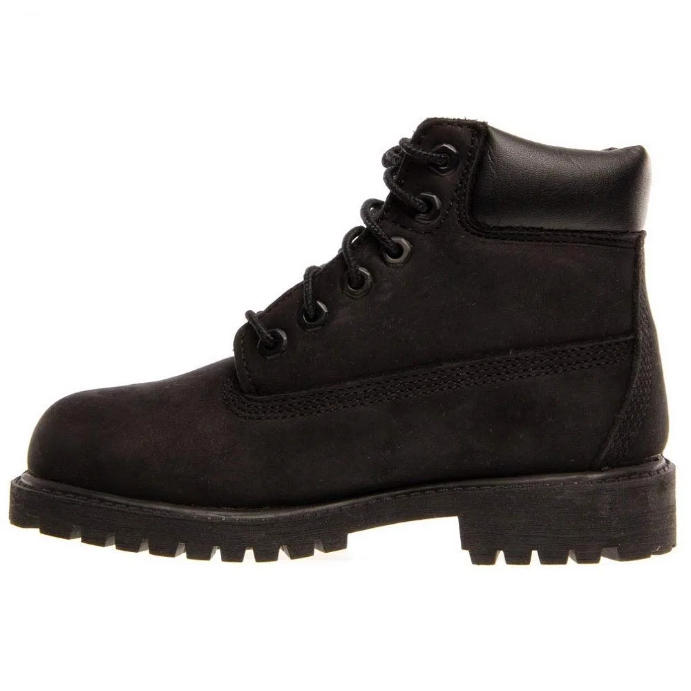 Детские ботинки для мальчиков с высоким берцем Timberland TB012807, Черный — фото 4