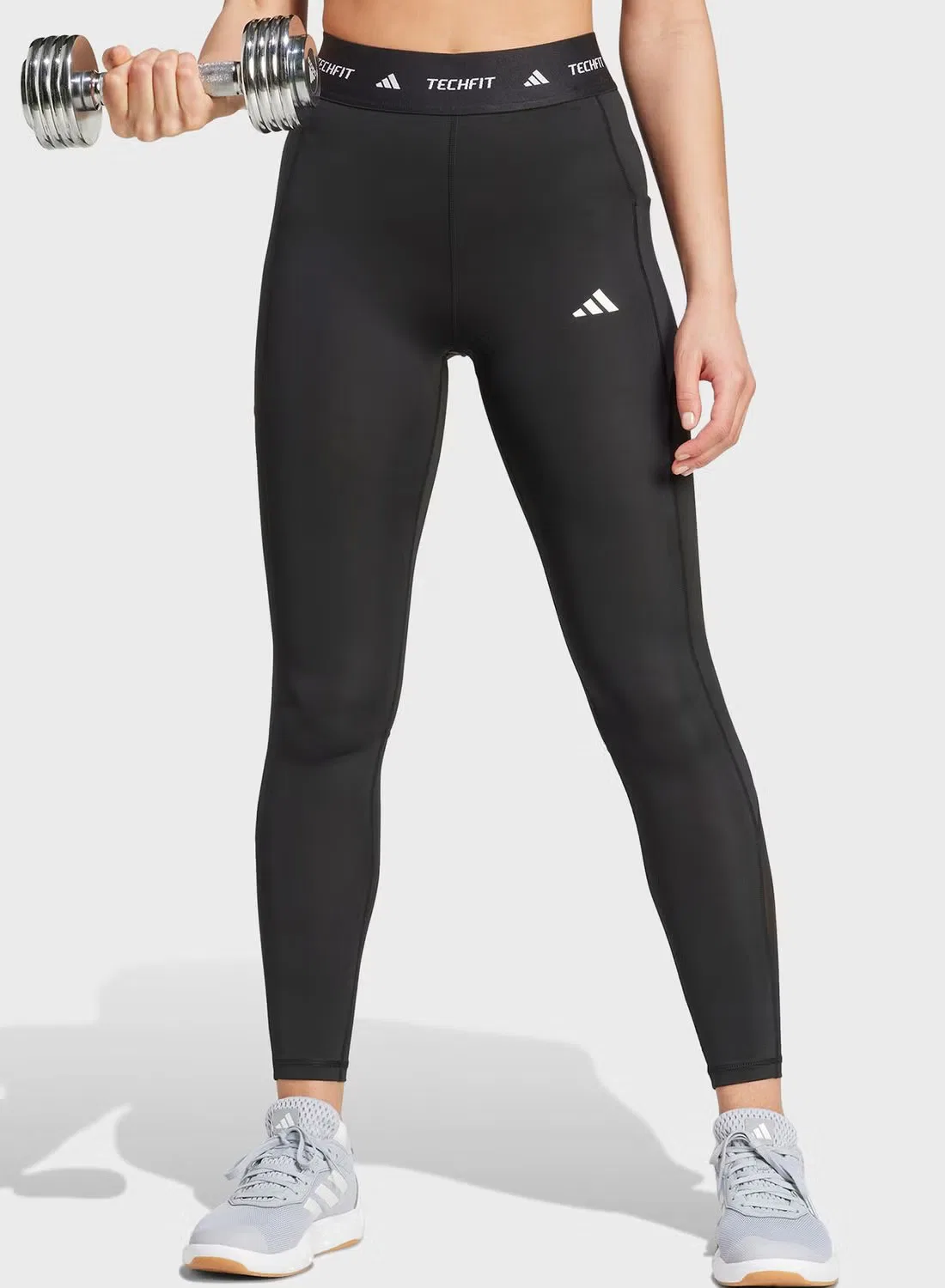 Леггинсы компрессионные с технологией AEROREADY Tf stash 1/1 l Adidas, черный