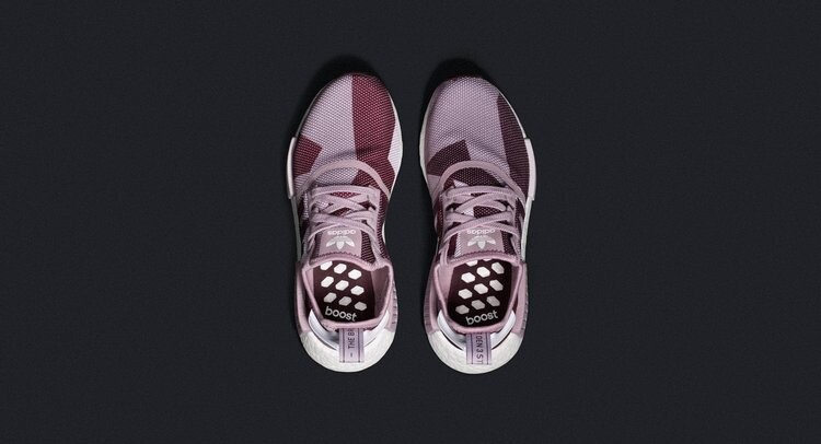 Кроссовки Adidas Wmns NMD_R1 'Blanch Purple', фиолетовый — фото 4