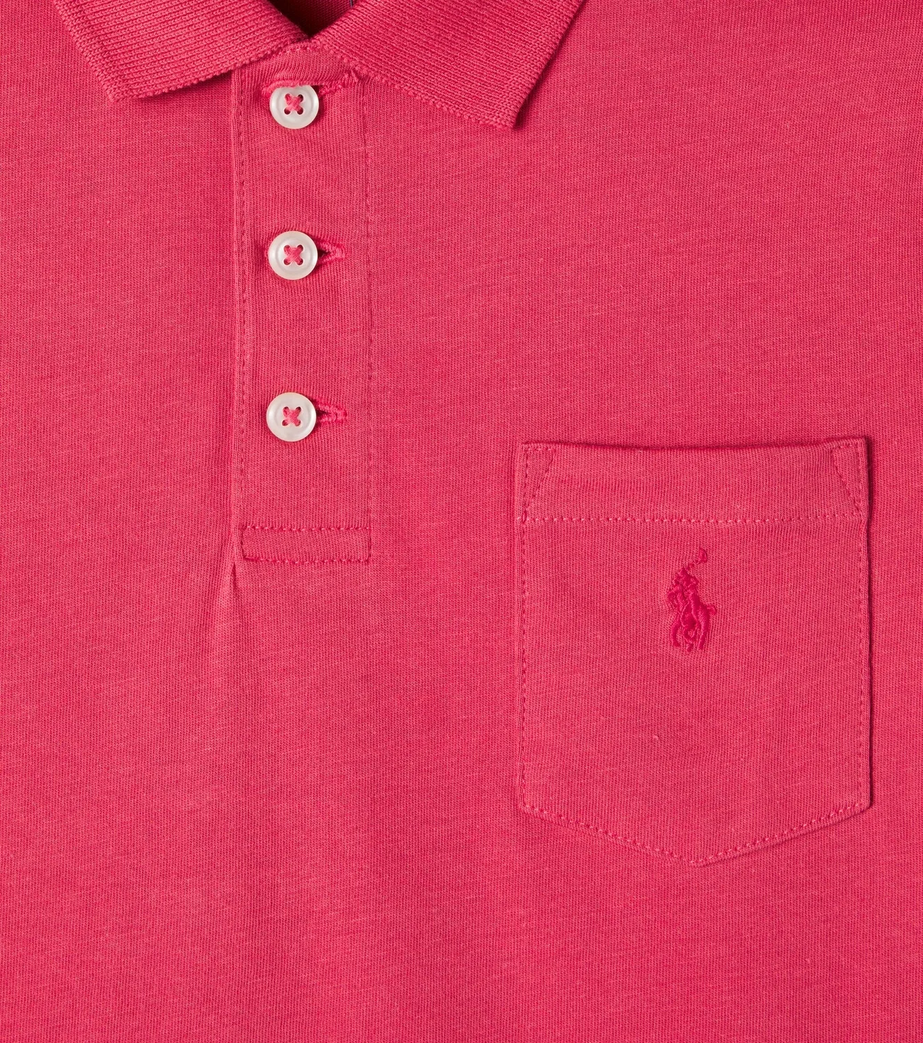 Футболка-поло хлопковая Polo Ralph Lauren Kids, красный — фото 3