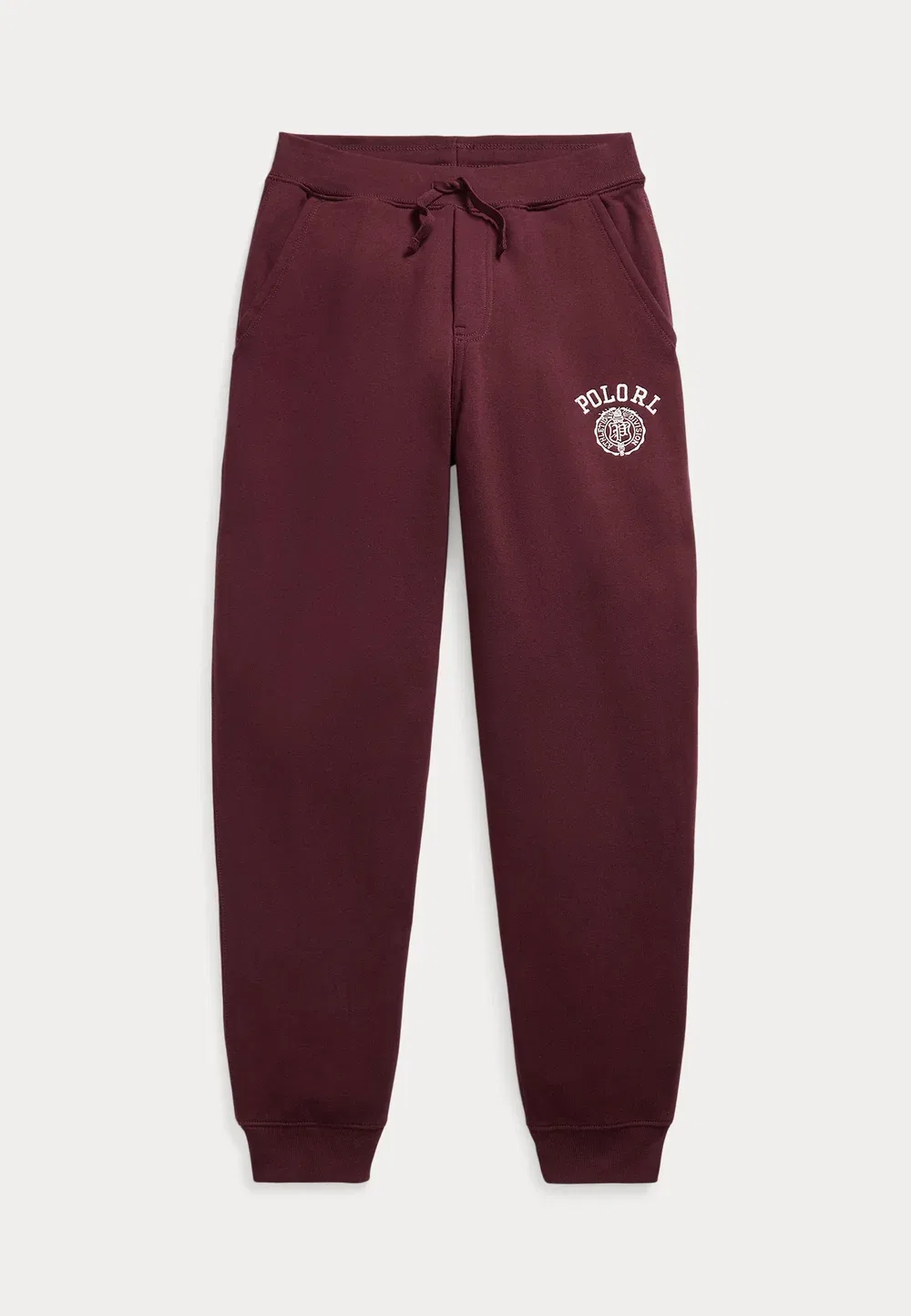 Спортивные штаны из флиса с логотипом, размер 7-14 лет Polo Ralph Lauren, Rich Ruby