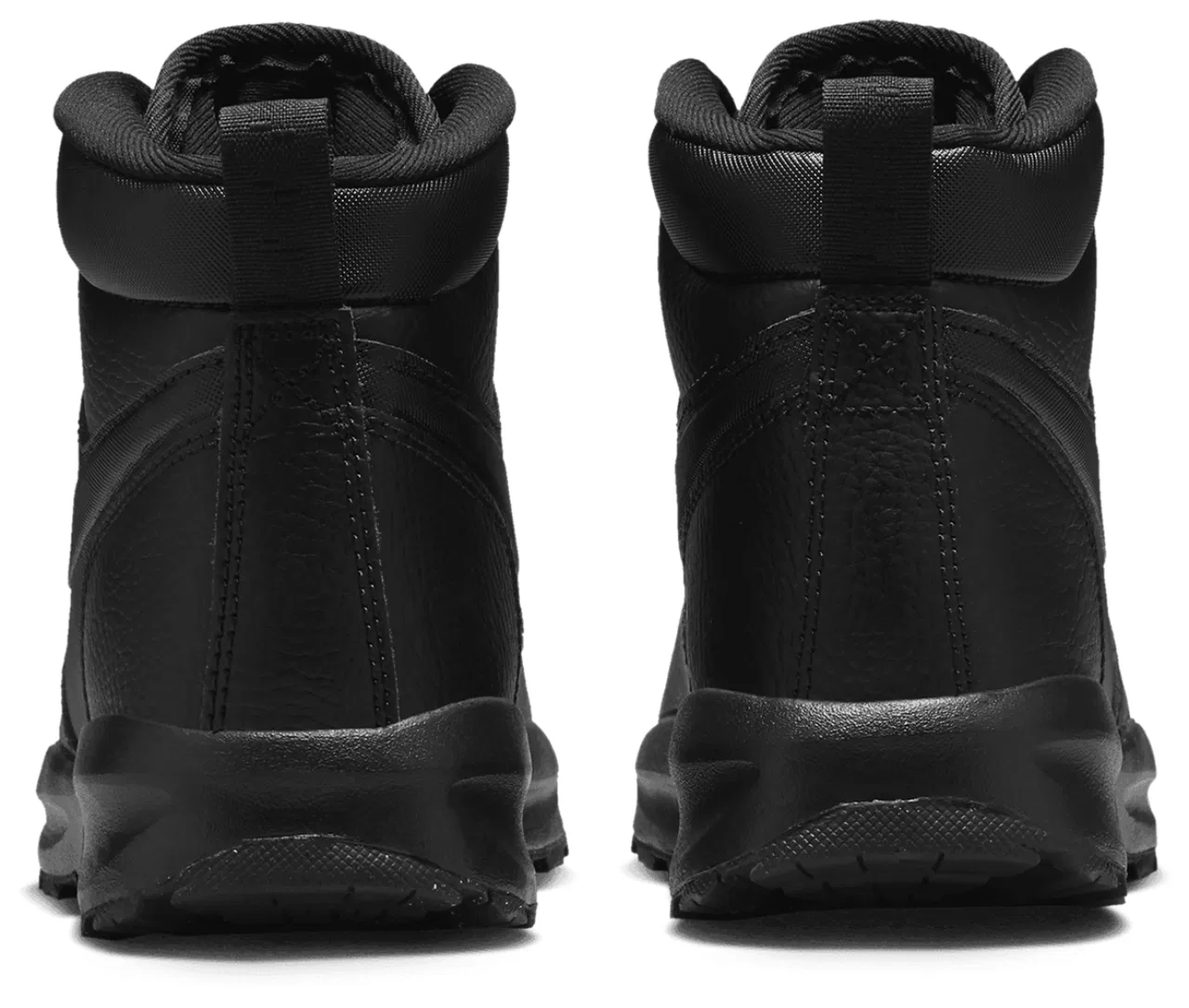 Детские ботинки для мальчиков из кожи с легкой амортизацией Manoa Boot Nike, черный — фото 3