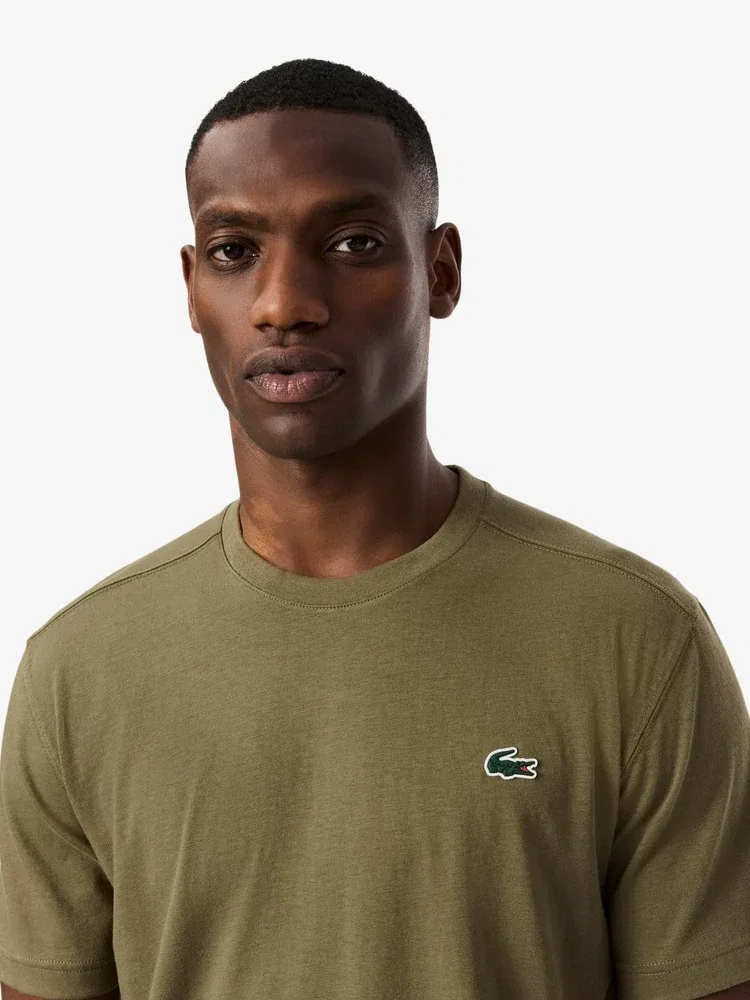 Футболка с длинным рукавом тренировочная LACOSTE TH7618, Khaki — фото 2