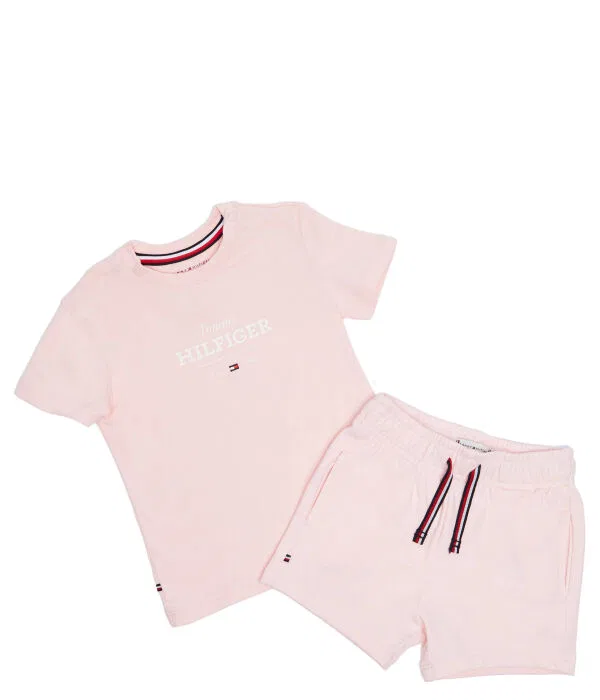 Детский комплект для девочек Regular Fit Tommy Hilfiger, Rosa Cipria