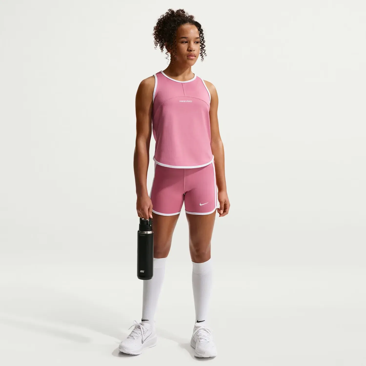 Детская футболка для девочек с технологией Dri-FIT Nike, Роза — фото 2