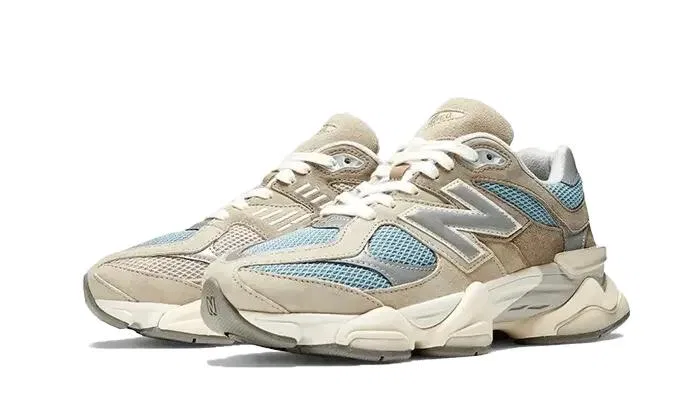 Детские кроссовки 9060 New Balance, Mushroom Aluminium — фото 2