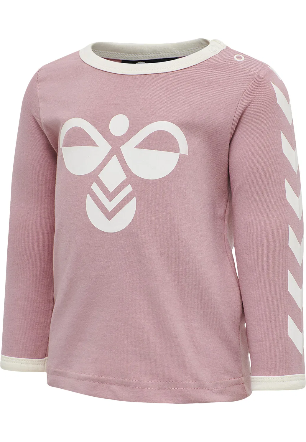 Детская футболка с длинным рукавом Hmlflipper Hummel, Rosa / Bonbonrosa — фото 4